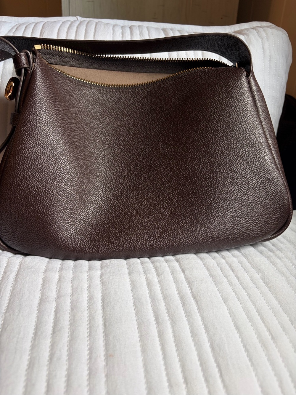 Tory Burch Dark Brown Romy Shoulder Bag